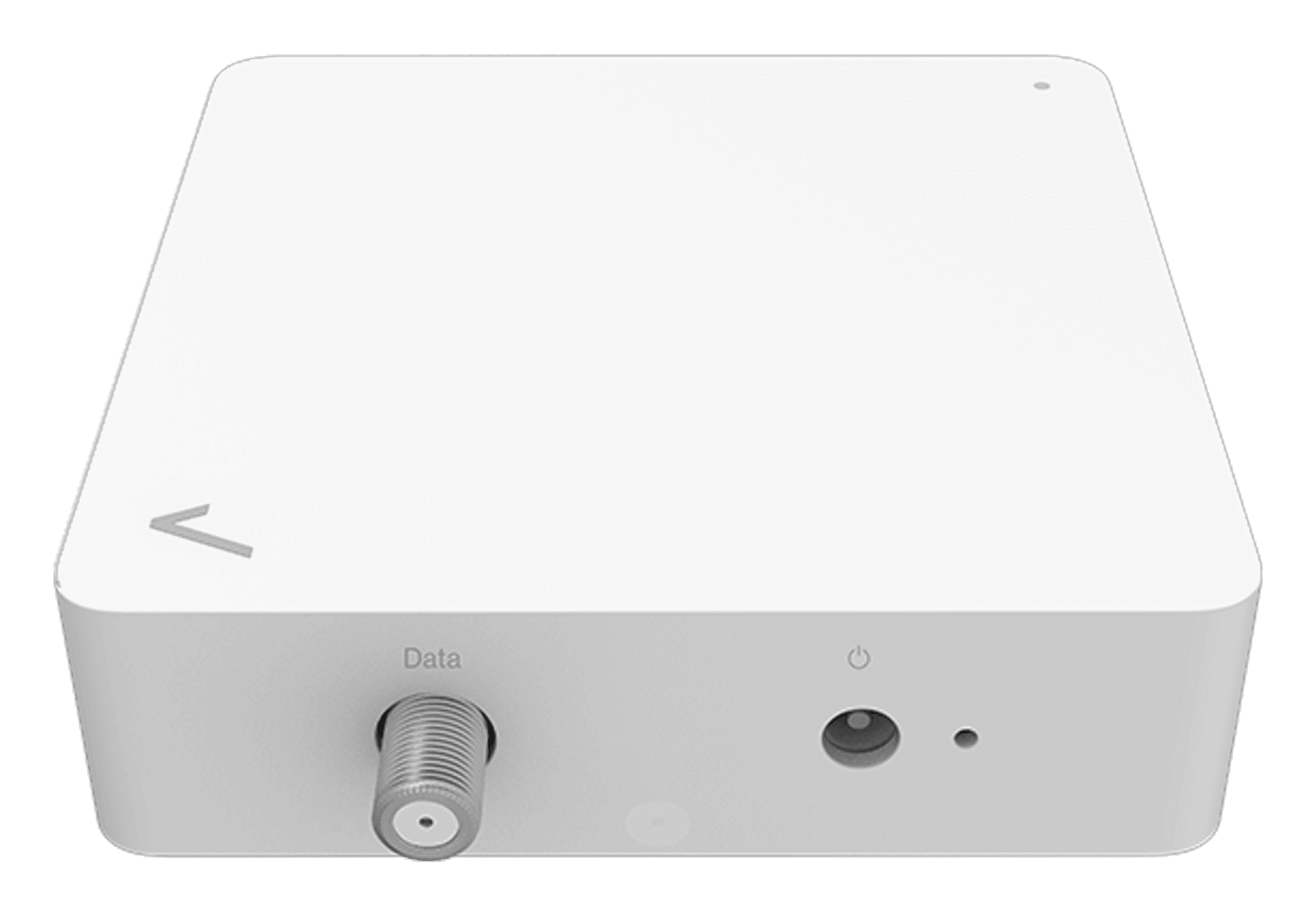 Official coax-side view of the Verizon MoCA Ethernet Adapter ASK-MAE340